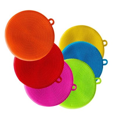 Wholesale Multipurpose Kitchen Gadgets Brush Accessories Silicone Sponge Dish Washing Kitchen Scrubber